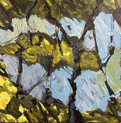 L\'isola di Huck Finn - a Paint Artowrk by Giuliano Franco
